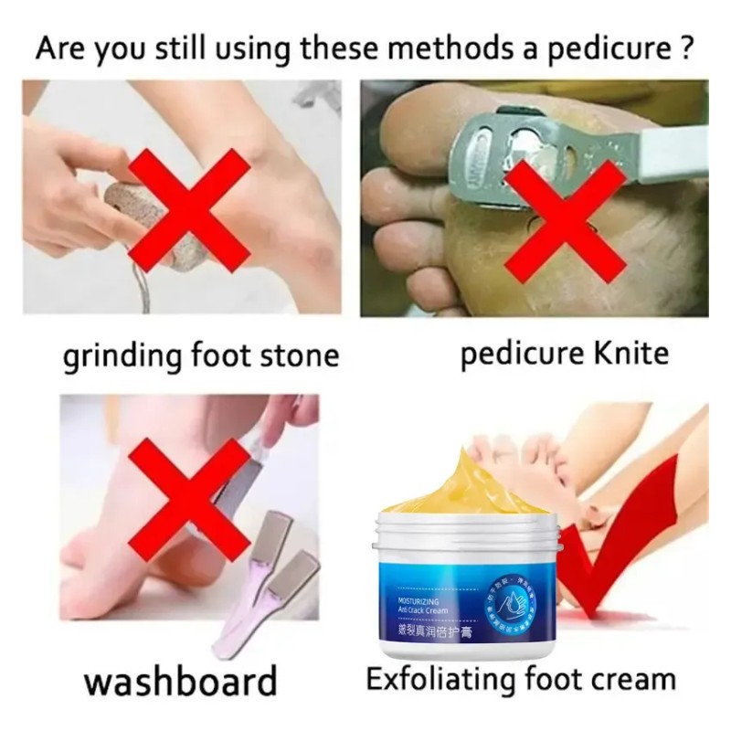 Crema Antisequedad Para Reparar Las Grietas De Los Pies Y