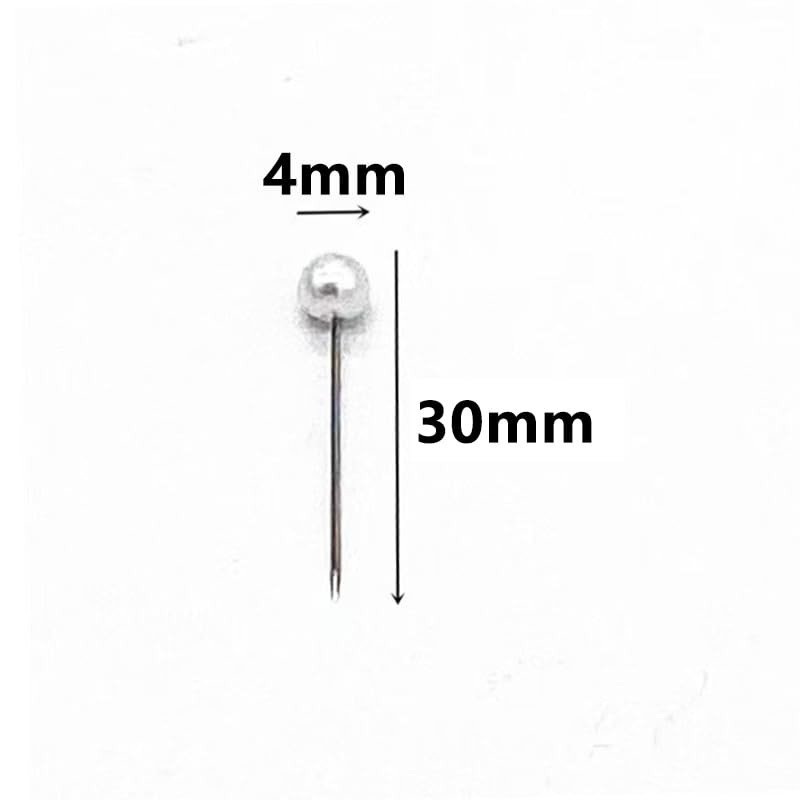 940PCS Sewing Pins, 1.2in Straight Pins with Plastic Pearl Head,