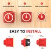 Battery Disconnect Switch 12V 48V Marine Battery Cut Off Switch