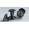 Book Screws Pack of 20 Colour Gun Metal Belt Screws