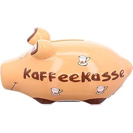 KCG Keramik Sparschwein KAFFEEKASSE ca. 12.5 cm x 9cm