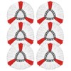 Pack of 6 Mop Heads Compatible with Vileda Turbo Mop,