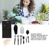 18pcs Succulent Plant Tools Set with Tea Spoon Curved Tweezer