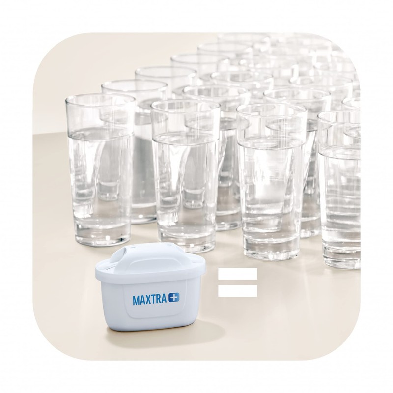 BRITA Marella White Karaffe, Kunststoff, Weiß, 2,4 L