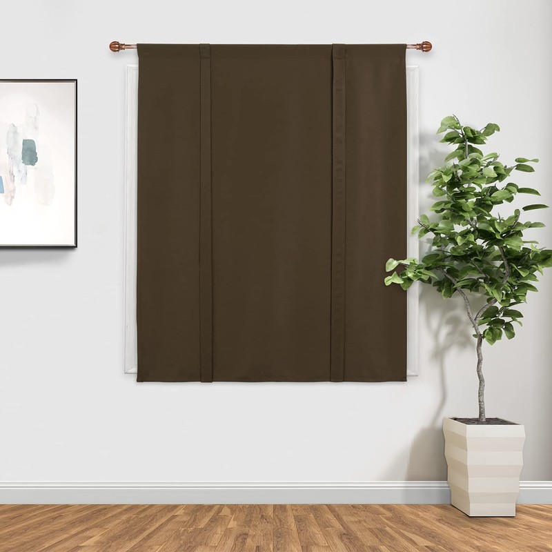 DWCN Blackout Curtains-Tie Up Shade for Window Thermal Insulated Room