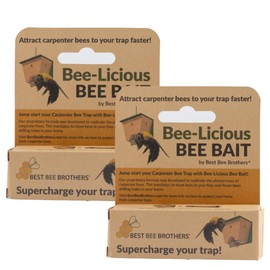 Best Bee Brothers Bee-Licious Bee Bait, All-Natural Carpenter Bee Lure, 10 ml Squeeze Tube