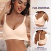 Owucozy Womens Bras No Underwire Full Support Padded Push Up
