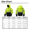 Ubon High Visibility Winter Safety Jackets for Men, Waterproof Reflective