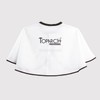 Hair Salon Gown, Shoulder Cape for Drying and Perming White