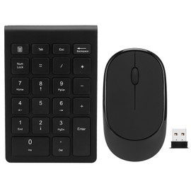 2.4G Wireless Ultra-Thin 22-Key Switch-Free Digital Keyboard Wireless Mouse Set for RF304T
