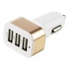 Alien Technology Plug Cargador Auto Triple Puerto Usb Carga Rapida