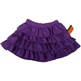 O'rageous ORageous Girls XS Purple Ruffled Swim skirt New with tags