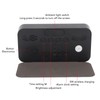 Wireless Charging Alarm Clock USB Reverse Charging LED Large Screen