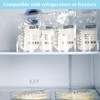 GSrenyu 60 Pcs 250ml Breast Milk Storage Bags,Leakproof Zipper Seal,