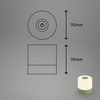 BRILONER Mini LED Table Lamp Wireless, Dimmable Bedside Lamp Touch,