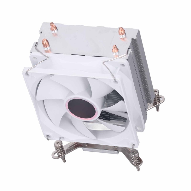 CPU Cooling Fan 3.54in 2 Heat Pipes 3pin 12VDC 2000RPM