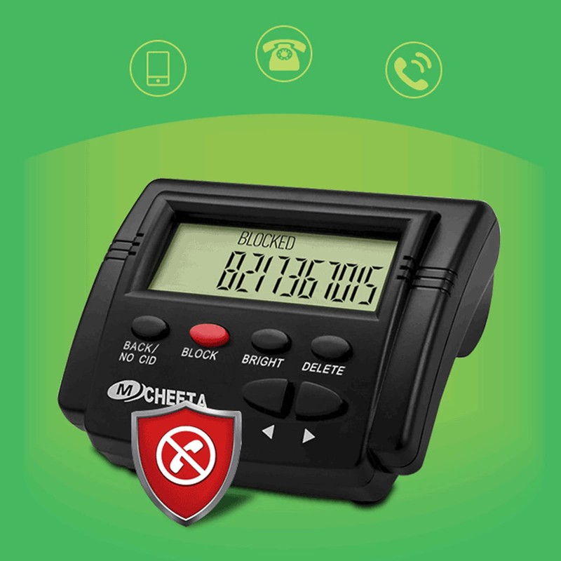 HUIOP Call Blocker for Landline Phones Telephone 2000 Caller ID
