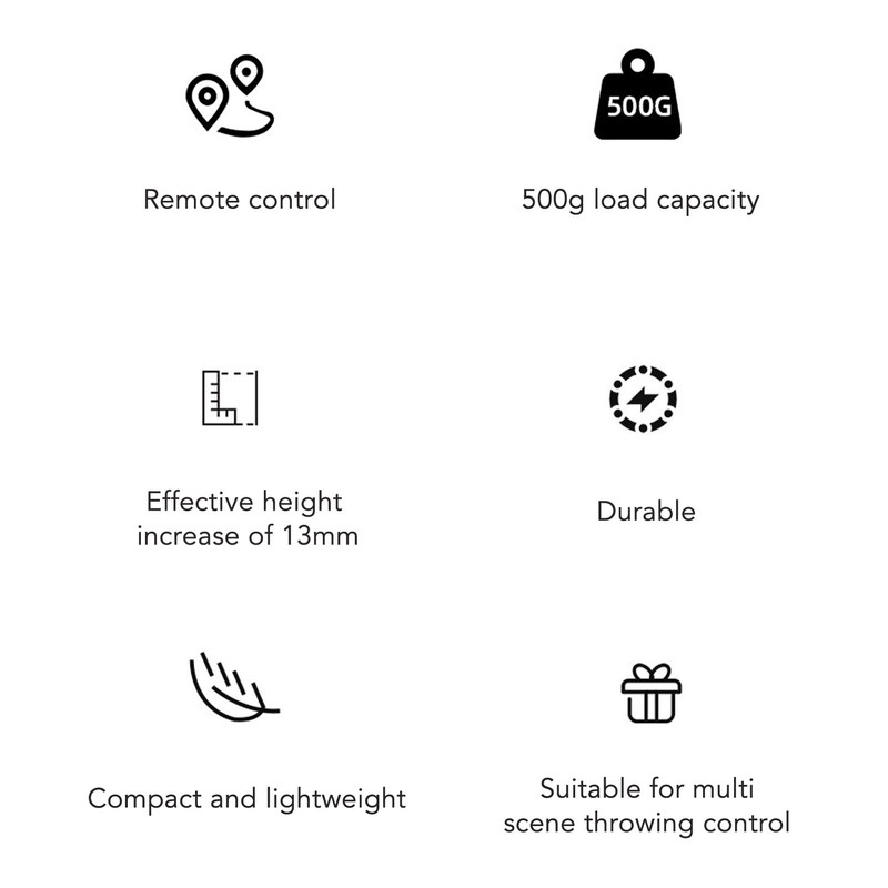 Drone Dropper Lightweight USB Charging Quick Release Versatile Rugged Airdrop