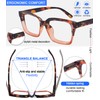 MARE AZZURO Blue Light Blocking Reading Glasses Women Computer Readers