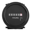 DC 8‑80V Round Mechanical Hour Meter Gauge Timer Hourmeter for
