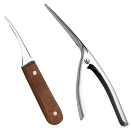 2Pcs Stainless Steel Shrimps Prawns Peeler Set prawn deveiner Tool prawn Peeler and deveiner Tool