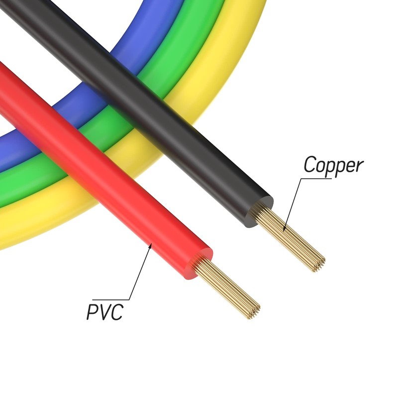 Goupchn 5PCS Stackable Banana to Banana Plug Test Leads Soft