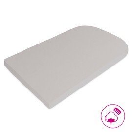 babybay Jersey Fitted Sheet Deluxe with Membrane Suitable for Model Mattress Cot Conversion Kit Original, Maxi and Box Spring, Beige, 140 x 89 cm (Pack of 1)