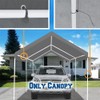 Rutile 10 x 20 FT Carport Replacement Cover, Heavy Duty