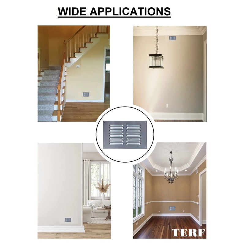 TERF® 9'' X 6'' Aluminium Louvre Air Vents 9'' X