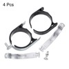 uxcell Rubber Cushion Strut Clamp 4Pcs 4" Cushioned Clamp Strut