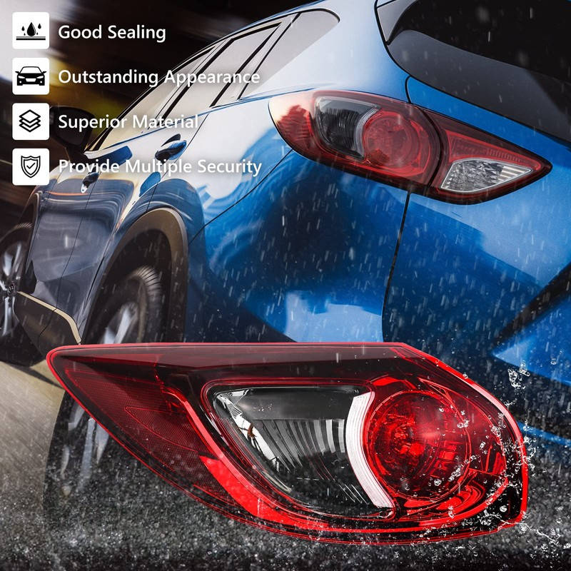 Huray Left Tail Light Fit for Mazda CX-5 2013-2016 Taillight