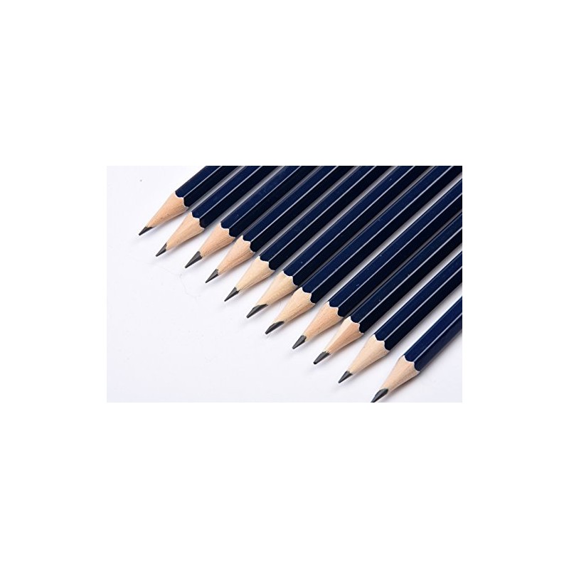 Helix HB Grade Eraser Tip Pencils (Pack of 12)
