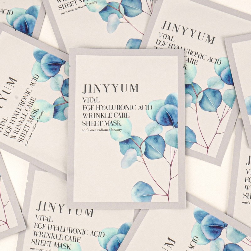 Genieum Vital EZF Hyaluronic Acid Wrinkle Care Sheet Mask 25ml,