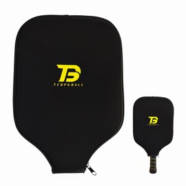 TEBPKBALL 1PCS Black Pickleball Paddle Cover,Universal Case Size Fits Pickleball Rackets up to 8.25 inche Wide,Pickleball Paddle Neoprene Sleeve