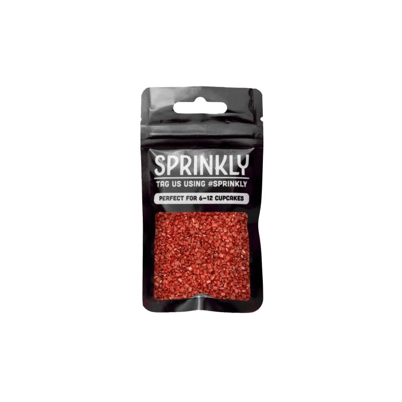 SPRINKLY - Sugar Crystals - Red - 30g