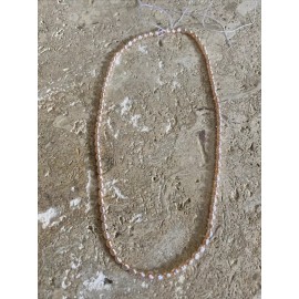 Pearl NWT 16” String Of Dainty Pink Freshwater Cultured Pearls #4040