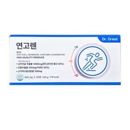 Dr. Great Ointment Chondroitin Curcumin Egg Shell Membrane 60 tablets / 닥터그레잇 연고렌 콘드로이친 커큐민 난각막 60정