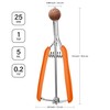 TJ POP Extra Small Cookie Scoop, 1 Tsp Cookie Scoop,