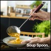 IQCWOOD Stainless Steel Cooking Utensils Set with Wooden Handle, 5