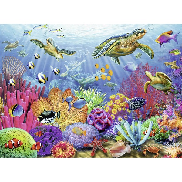 Ravensburger Tropical Waters 500 Piece Jigsaw Puzzle for Adults - 14661 - Every Piece is Unique, Softclick Technology Means Pieces Fit Together Perfectly
