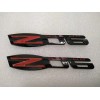 505HP Glossy Black C6 Z06 505 HP Emblem Fender Badge