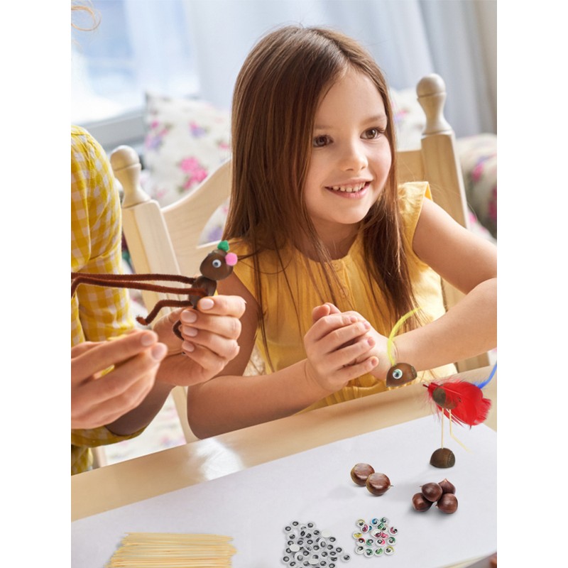 Chestnut Craft Set Metal DIY Children Craft Toy Gift