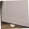DOITOOL 6pcs Non Slip Triangle Wooden Door Stopper Wedge Wood