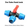 T Connector 3 Way Hose Adapter PPR/PE/PVC Fast Water Pipe