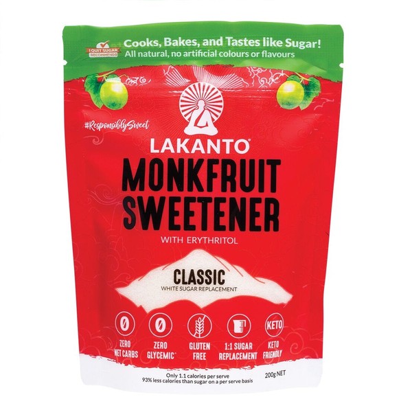 Lakanto - Classic Monkfruit Sweetener - With Erythritol, 800g