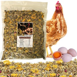 ZVJV 20 Oz Chicken Nesting Herbs Vacuum-Packed (1.25lb) - Natural 7 Dried Herbs for Chicken Coop Freshness, Promote Egg Laying, Hen Treats for Coops - Nesting Box Herbs