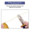 BENECREAT Double Nylon Jaw Pliers Flat Nose Pliers Jewelry Making