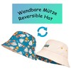 Playshoes Unisex Children's Reversible Sun Hat, Jungle, 55