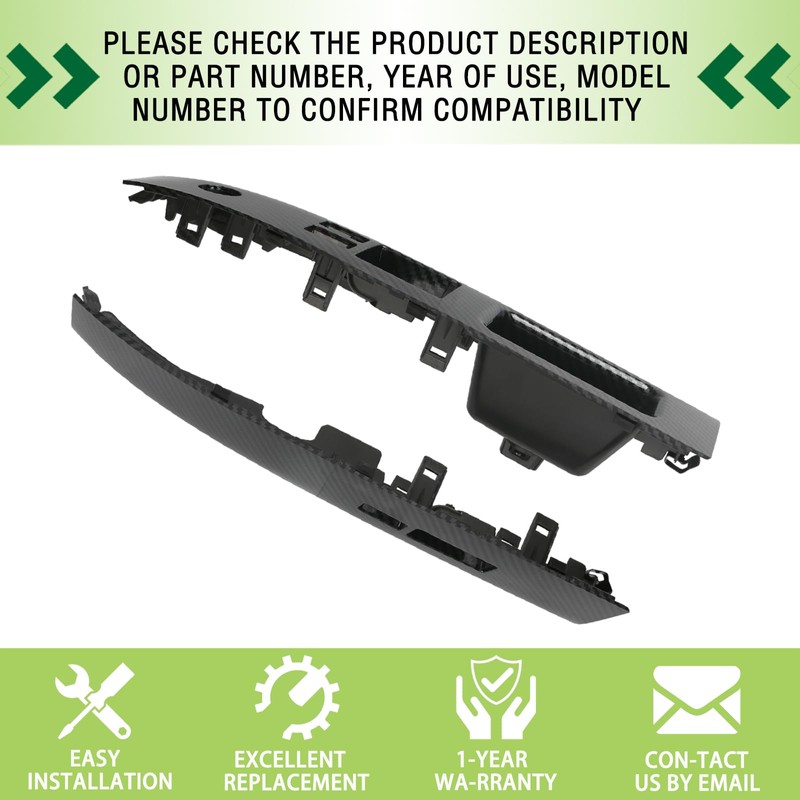 omoZone Pair Window Switch Bezel Cover Front Left&Right Side Door