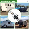 2 Sets 5 on 4.5" Trailer Hub Kit, 2,000 lb